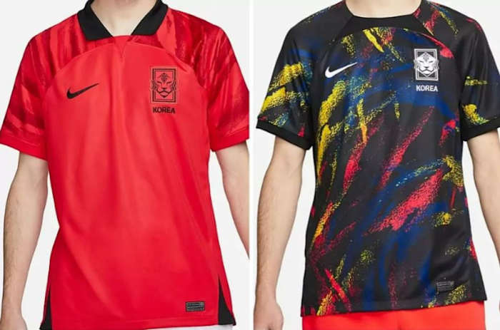 South Korea's 2022 World Cup jerseys